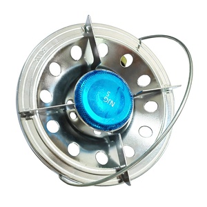 Réchaud à gaz portable GPL JG en acier inoxydable à brûleur unique pour bouteille de 6 kg - Product Image 1