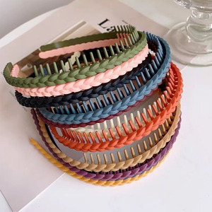 Fascia da donna in plastica semplice antiscivolo con <span class=keywords><strong>pasta</strong></span> fritta Color glassata che attorciglia la fascia <span class=keywords><strong>per</strong></span> bambini all'ingrosso - Product Image 1