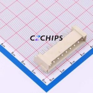 WT396VW-094R-0W Wire-to-Board Pin Header SMD,P=3.96mm,Horizontal Mount Connector 1x9P 3.96mm Horizontal Mount VH - Product Image 1