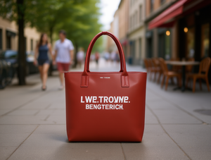 Llwe.Trovme Bensterion Borsa tote in vera pelle con doppio manico e chiusura con cerniera per uso quotidiano, per tutte le stagioni - Product Image 2