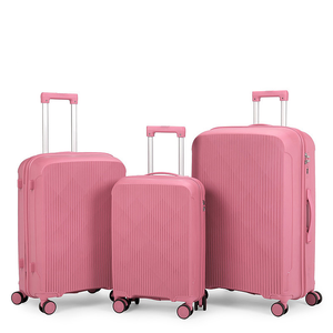 Groothandel Op Maat 20 24 28 Inch Pp <span class=keywords><strong>Trolley</strong></span> Bagagesets Luxe Klassieke Herenkoffer Polyester Voering Tsa Slot Voor Op Reis - Product Image 3
