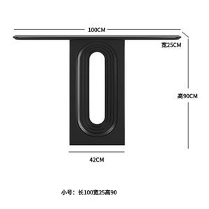 Designer Luxury Light Wood Side Table Simple Storage Rack High-End Entrance Ancient Corridor Furniture for Middle Entry Villa - Product Image 6