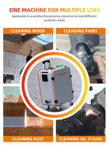 Limpiador Láser Portátil de 300W con Enfriamiento por Aire, Unidad de Fibra Óptica Pulsada, Ideal para Eliminar Óxido de Metal, Remover Pintura y Limpiar Superficies de Madera - Product Image 6