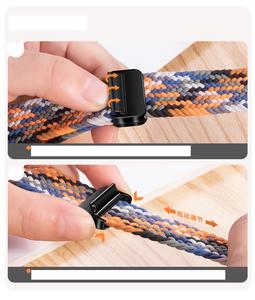 Correa <span class=keywords><strong>de</strong></span> Hebilla Magnética Trenzada Inteligente para Iwatch, Correa Trenzada <span class=keywords><strong>de</strong></span> Nailon <span class=keywords><strong>de</strong></span> 38mm y 49mm para Iwatch 1-8, Correa Trenzada con Hebilla Magnética - Product Image 4