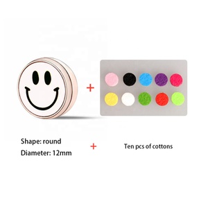 Médaillon diffuseur d'<span class=keywords><strong>huile</strong></span> essentielle, boucle magnétique, pour aromathérapie, 10 pièces, bijoux pour masque, Clip facial - Product Image 5
