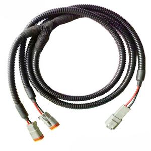 Aangepaste Auto Kabelboom Assemblage Met Deutsch DT04-2P Mannelijke En DT06-2S Vrouwelijke 2-Pins Waterdichte Connectoren Pbt Isolatie - Product Image 4