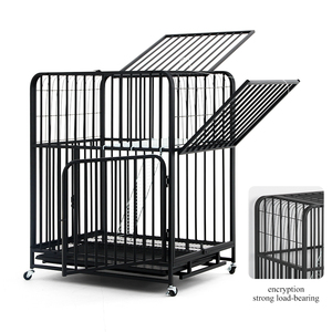 Cage pour chien de grande taille Youlite Safe, en acier inoxydable, avec motif solide, durable et élégante - Product Image 2