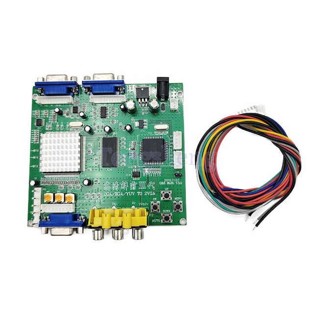 High Quality CGA VGA RGB Converter GBS-8220 V3.0 CGA to VGA Video Converter Board (2VGA Output Connection)