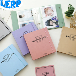 Lerp & 100 Poches Mini <span class=keywords><strong>Album</strong></span> <span class=keywords><strong>Photo</strong></span> 3 Pouces avec Notes <span class=keywords><strong>Album</strong></span> <span class=keywords><strong>Photo</strong></span> en Cuir Pu avec Sangle pour Instax Mini - Product Image 1