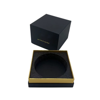 Boîtes personnalisées pas chères, boîtes cadeaux noires de haute qualité, écologiques, emballage unique, boîte à bougies carrée de luxe pour mariage