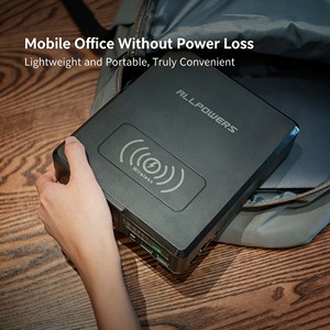 ALLPOWERS 200W สถานีไฟฟ้าแบบพกพา 154Wh 41600mAh แบตเตอรี่ลิเธียมพาวเวอร์แบงค์เครื่องกำเนิดไฟฟ้าพลังงานแสงอาทิตย์พร้อมเต้ารับไฟฟ้ากระแสสลับ PD60W ชาร์จเร็ว - Product Image 5