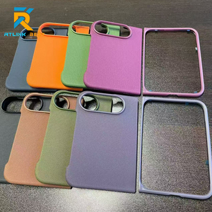 Funda de Alta Calidad con Textura Tejida, TPU y PC, Magnética, Antigolpes, para <span class=keywords><strong>iPhone</strong></span> 18 Fold - Product Image 1