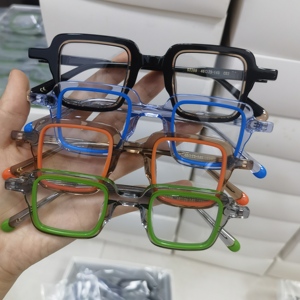 Ventes en gros d'usine <span class=keywords><strong>de</strong></span> Wenzhou, lunettes en acétate <span class=keywords><strong>de</strong></span> haute qualité, <span class=keywords><strong>grande</strong></span> <span class=keywords><strong>taille</strong></span>, monture carrée, tendance, logo personnalisé, montures optiques pour hommes - Product Image 3
