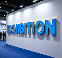 Enseigne lumineuse LED 3D personnalisée, lettres en acrylique imperméables, logo lumineux pour boutique, bureau, café, bar, décoration murale