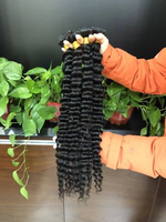 100 % Cheveux Humains Vierges Bruts Malaisiens et Indiens, Tissages de Cheveux Vierges Péruviens Grade 10A avec Closure