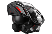 Casques de moto rétro modulaires à rabat pour motos