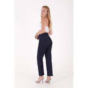 Pantalon palazzo vert pour femme, style pantalon confortable et extensible - Product Image 4