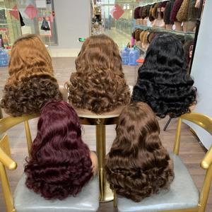 Pelucas de Cabello Humano para Mujer, Peluca de Cabello Humano Virgen con Frente de Encaje, Pelucas Frontales SDD de 18 Pulgadas con Ondas Oceánicas 13*4 - Product Image 2