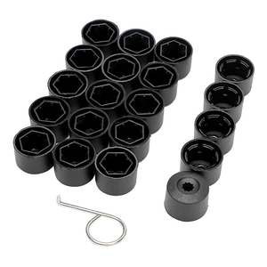 16+4 Pièces <span class=keywords><strong>Cache</strong></span>-écrous de roue pour <span class=keywords><strong>Volkswagen</strong></span> Polo, Accessoires de protection extérieure, <span class=keywords><strong>Cache</strong></span>-écrous de roue - Product Image 1