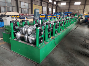 Tấm thép đường cao tốc bảo vệ đường sắt cuộn tạo thành máy W chùm sóng Sụp Đổ rào cản thép uốn cong máy - Product Image 2