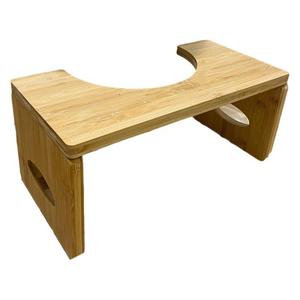 Wooden Toilet Footstool 40x20x18.5cm Solid Wood Minimalist Design <b>Bathroom</b> Step <b>Stool</b> - Product Image 5