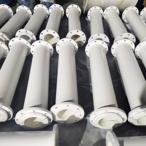 Venda quente de alta alumina cerâmica resistente ao desgaste Tubo Industrial cerâmica Liner Tubo para Mineração resistente à abrasão/escória/cinza - Product Image 5