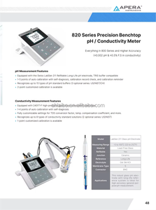 Medidor de pH de Precisión de Laboratorio Labo Instrument <span class=keywords><strong>Apera</strong></span> PH820, Kit de Medidor de pH con Resolución de 0.001pH - Product Image 6