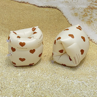 Style rétro Double Airbag bras cercle PVC adulte enfants pour manchon d'eau flottabilité équipement de natation transfrontalier amour natation
