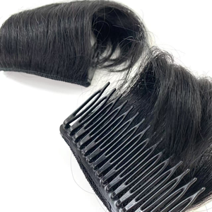 Extensions <span class=keywords><strong>de</strong></span> cheveux humains Remy indiens 100% pour femmes avec <span class=keywords><strong>clip</strong></span> sans capuchon pour volume avec application facile - Product Image 4