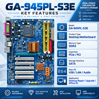 Carte mère de bureau GA 945PL S3E LGA775, chipset Intel 945PL, mémoire DDR2, carte mère ATX pour remplacement de PC industriel