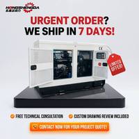 Générateur diesel silencieux Ricardo 80KW 100KW à faible bruit, 125KVA ATS, alternateur automatique en cuivre, triphasé, alimentation de secours industrielle