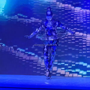 Vestido de lentejuelas con espejo para mujer, cantante, bailarina, Bar, club nocturno, ropa de escenario, cumpleaños, graduación, espectáculo, disfraz de Ballet - Product Image 1