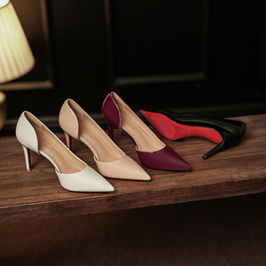 Zapatos de Tacón Alto para Mujer, Modelo 8001G, Punta en Pico, Tacón de Aguja, Charol, Suela Roja, Formales - Product Image 2
