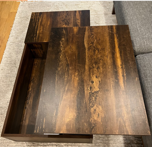 Modern Design Customize Color <strong>Adjustable</strong> <strong>Height</strong> Lift up Top Wood Wooden Sofa Center Tea Coffee <strong>Table</strong> for Living Room Furniture - Product Image 5