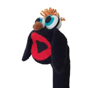 Personalizzato animale cane sock puppet per il divertimento e di Istruzione
