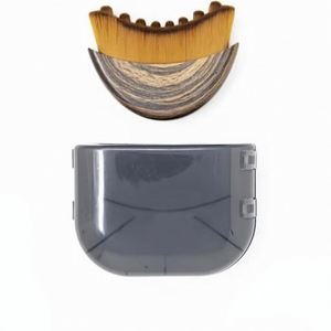 Maxfree-2026 Nouvelle Arrivée Pinceau de Contouring Facial et Masseur Drainant pour Sculpter le Visage, Portable, Poils Véganes, Fond de Teint - Product Image 3