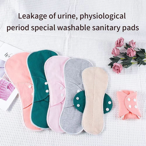 Toalla Menstrual de Tela de Algodón Puro, Elegante, Suave y Amigable con la Piel, Lavable, 12x30cm, para Mujeres - Product Image 3