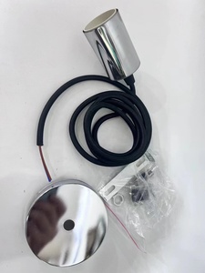 Moderno simplicidad Vintage Edison portalámparas <span class=keywords><strong>Socket</strong></span> E27 tornillo techo LED lámpara Base 230V 120V 1M negro aluminio latón para el hogar - Product Image 2