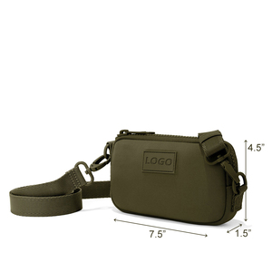 Borsa a Tracolla in Neoprene Trapuntato Personalizzata con LOGO, Cinghie Regolabili, Impermeabile, per Uomo e Donna, <span class=keywords><strong>Porta</strong></span> <span class=keywords><strong>Cellulare</strong></span> - Product Image 4