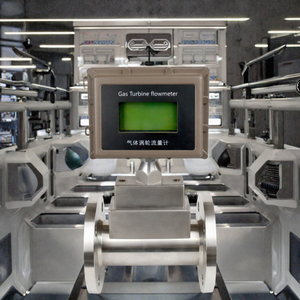 Débitmètre à turbine en acier inoxydable industriel pour air comprimé, sortie 4-20mA RS485, précision +/-0,5%, personnalisable OEM, DN100 - Product Image 3