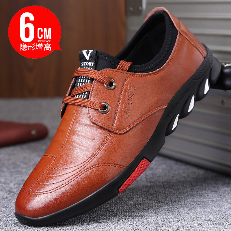 Brown wedge heel (lace-up style)