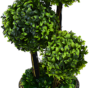 Bán Buôn Topiary Thường Xanh Cây Nhân Tạo Gỗ Hoàng Dương Cây Nhân Tạo Hình Cầu Nhà Máy Nồi Cho Trang Trí Nội Thất Bên - Product Image 3