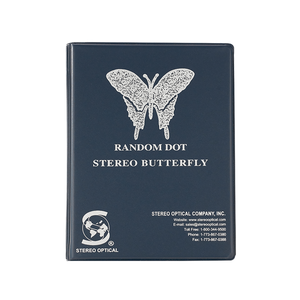 Mariposa estereoscópica con formas, estereopsis de mariposa con prueba de agudeza estereoscópica estándar de la corporación de evaluación de la visión - Product Image 1