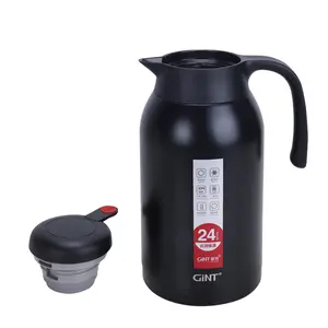 不锈钢GiNT批发2.2L传统中国食品烧瓶取暖器真空带24h热茶水