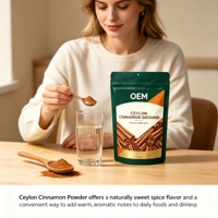 Poudre de cannelle de Ceylan en vrac, marque privée OEM, 226g (8oz), épice naturellement sucrée pour marque personnalisée