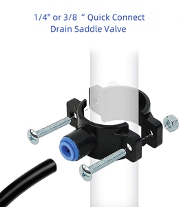 Đường kính 50 mm 40 mm POM cống yên <span class=keywords><strong>1</strong></span>/<span class=keywords><strong>4</strong></span> "3/8" cổng cho nước thải cho RO lọc nước lọc - Product Image 5