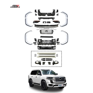 Kit de carrosserie de conversion GBT Modellista, pièces extérieures pour <span class=keywords><strong>Toyota</strong></span> LC200 2016-2020 vers modèle <span class=keywords><strong>300</strong></span>, lèvres de pare-chocs - Product Image 1