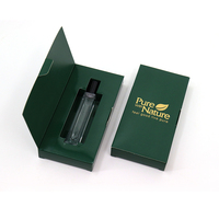 Bouteille de rouleau de parfum vide en verre carré rond de 10ml avec boîte magnétique Rouleau de parfum rectangulaire sur bouteille avec boîte Logo personnalisé