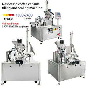 Petite machine de remplissage et de scellage automatique de tasses à café <span class=keywords><strong>Dolce</strong></span> <span class=keywords><strong>Gusto</strong></span> <span class=keywords><strong>Nespresso</strong></span> K-Cup Filler Sealer Machine - Product Image 3