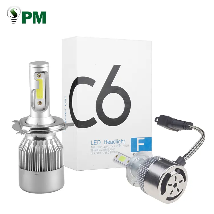 Customized Car Led Light All In One Hid H4 Led Headlights Canbus